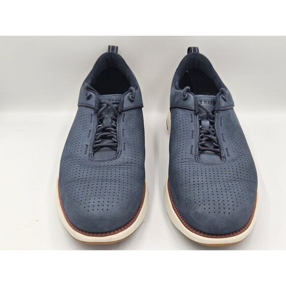 Cole Haan Grand Atlantic Shoe Mens 11 Blue Nubuck Lace Up Low Top Casual Sneaker main image 7